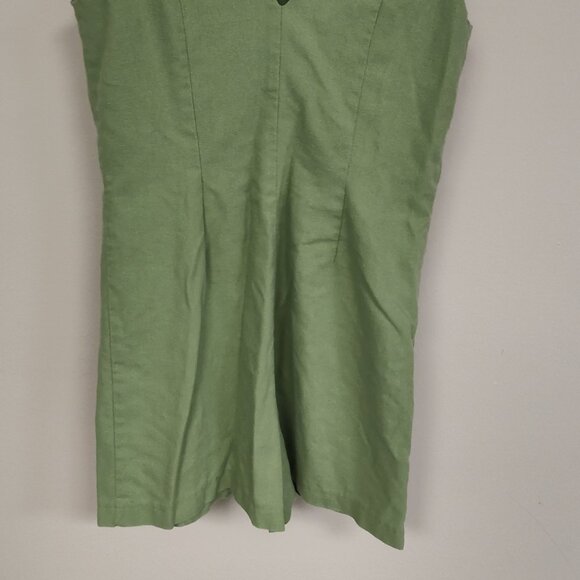 Ladies Hi Res Linen Blend Romper - Size Small - Picture 4 of 5